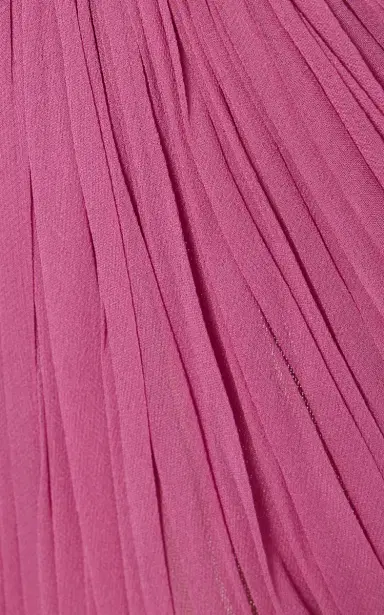 Atelier Prabal Gurung Hand-Pleated Silk-Chiffon Bodysuit | Thumbnail 4