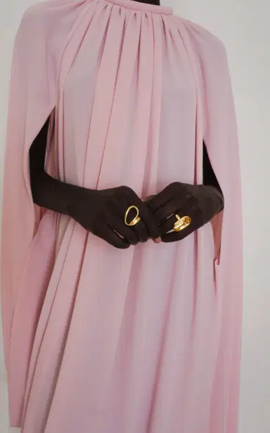Yassmin Saleh Resonance Silk Gown | Thumbnail 5
