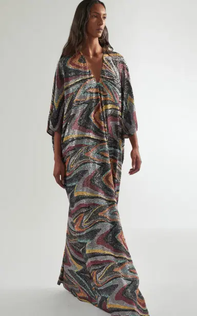 Taller Marmo Gala Sequined Kaftan | Thumbnail 3