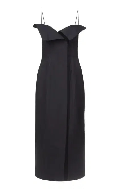 FFORME Skylar Cotton-Silk Midi Dress | Thumbnail 6