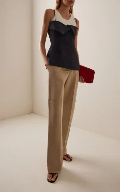 FFORME Nahla Cotton-Silk Utility Trousers | Thumbnail 2 FFORME Nahla Cotton-Silk Utility Trousers | Thumbnail 2