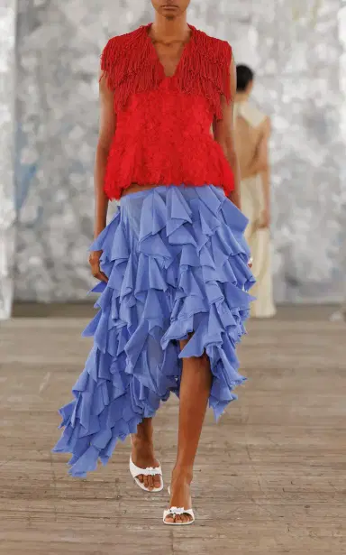 Diotima Bambola Textured Fringe Top | Thumbnail 2
