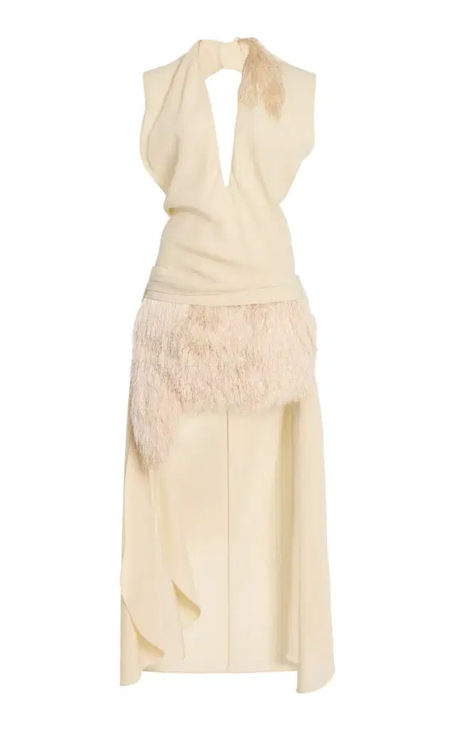 Marinaia Fringed Midi Dress