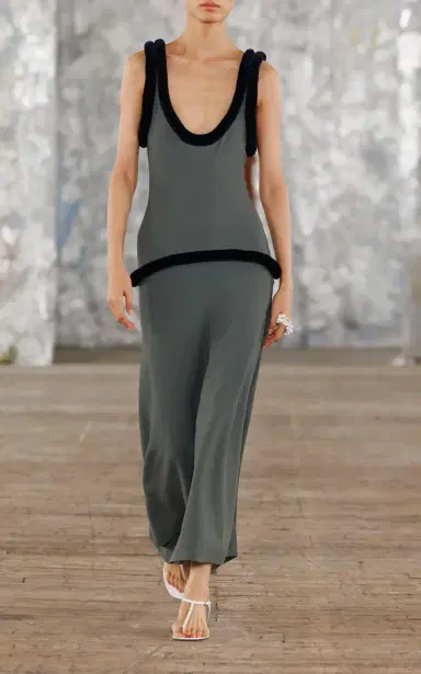 Diotima Basseterre Sculpted Maxi Dress | Thumbnail 5