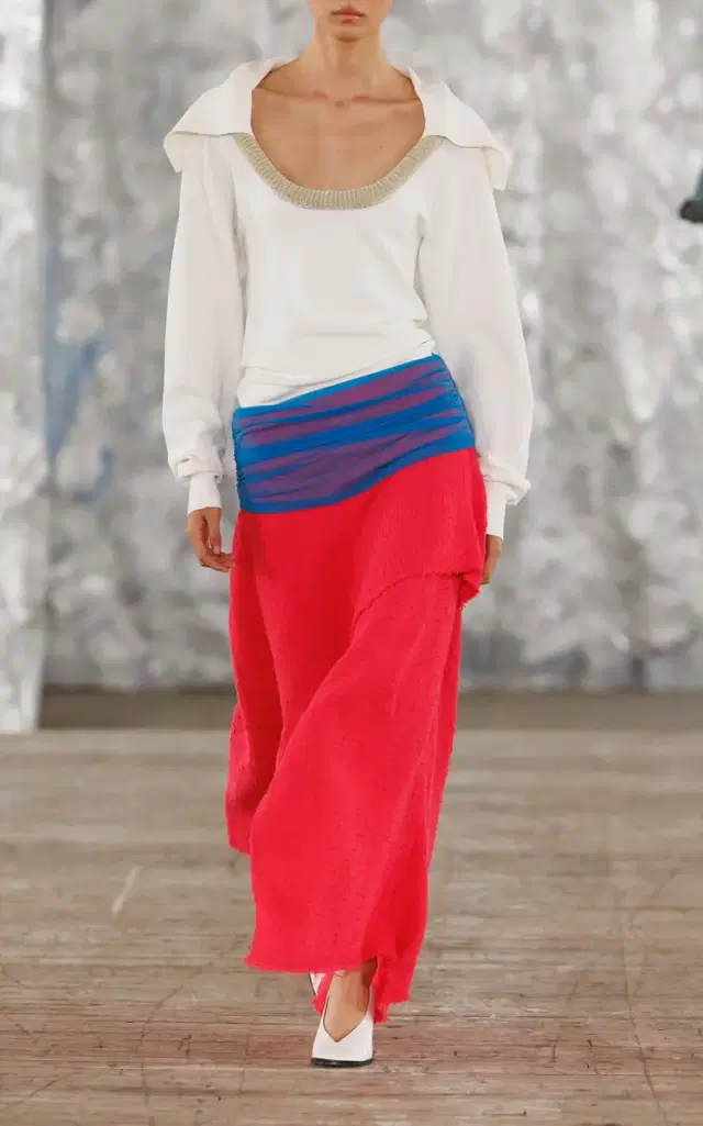Diotima Flag Cotton-Blend Maxi Skirt