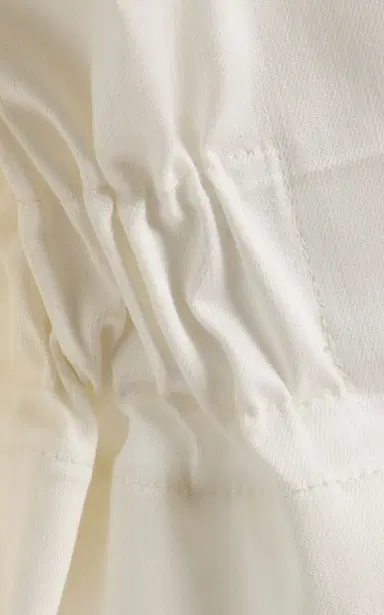 Sergio Hudson Silk Faille Cropped Utility Jacket | Thumbnail 8