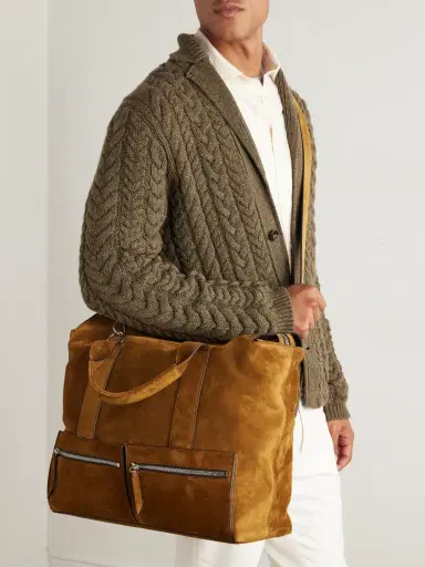 Métier Raced 40 Suede Tote Bag - Men | Thumbnail 6 Métier Raced 40 Suede Tote Bag - Men | Thumbnail 6