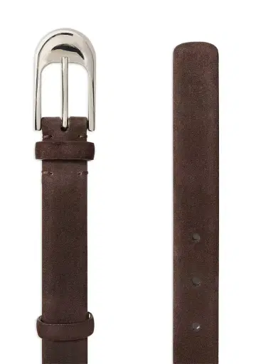Khaite Suede Dome Belt | Thumbnail 2 Khaite Suede Dome Belt | Thumbnail 2