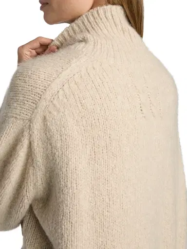 Nili Lotan Women's Tabitha Cashmere & Silk Sweater - Beige Melange - Size Large | Thumbnail 6