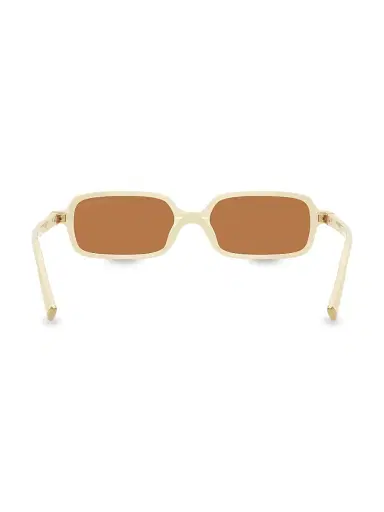 Miu Miu Women's 51MM Rectangular Sunglasses - Ivory Brown | Thumbnail 4 Miu Miu Women's 51MM Rectangular Sunglasses - Ivory Brown | Thumbnail 4