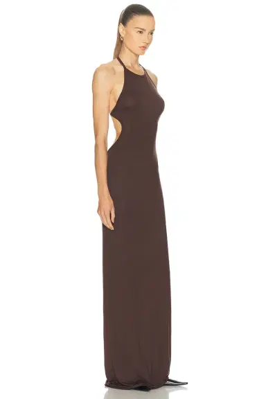 ÉTERNE Vivian Halter Maxi Dress | Thumbnail 3 ÉTERNE Vivian Halter Maxi Dress | Thumbnail 3