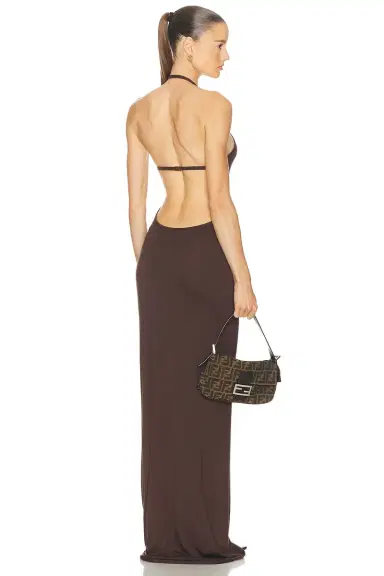 ÉTERNE Vivian Halter Maxi Dress | Thumbnail 1 ÉTERNE Vivian Halter Maxi Dress | Thumbnail 1