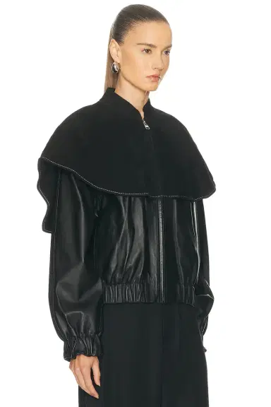 JW Anderson Oversized Collar Bomber Jacket | Thumbnail 3 JW Anderson Oversized Collar Bomber Jacket | Thumbnail 3