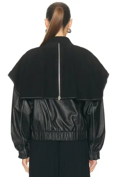 JW Anderson Oversized Collar Bomber Jacket | Thumbnail 4 JW Anderson Oversized Collar Bomber Jacket | Thumbnail 4