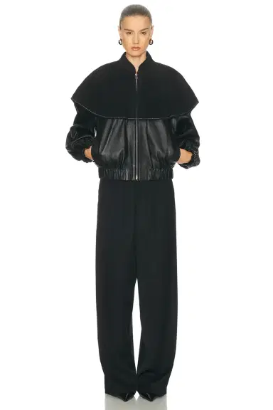 JW Anderson Oversized Collar Bomber Jacket | Thumbnail 5 JW Anderson Oversized Collar Bomber Jacket | Thumbnail 5