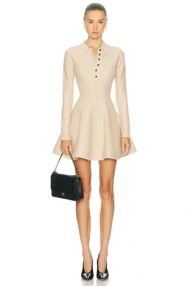 Henley Flared Corset Dress