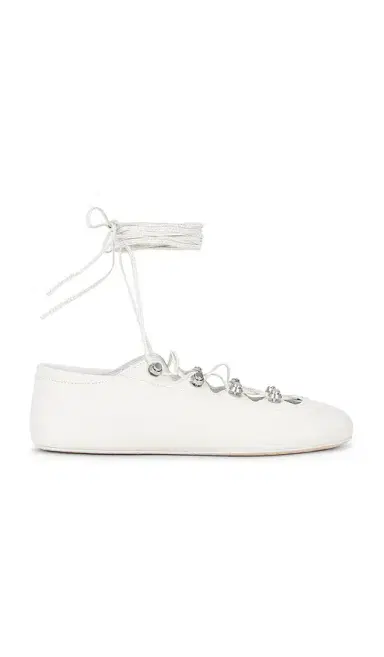 Alexander Wang Vyolette Lace Up Flat | Thumbnail 1 Alexander Wang Vyolette Lace Up Flat | Thumbnail 1