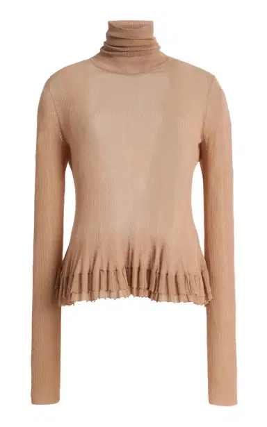 Ashlyn Merritt Knit Peplum Turtleneck Top | Thumbnail 3 Ashlyn Merritt Knit Peplum Turtleneck Top | Thumbnail 3