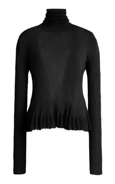 Ashlyn Merritt Knit Peplum Turtleneck Top | Thumbnail 4 Ashlyn Merritt Knit Peplum Turtleneck Top | Thumbnail 4