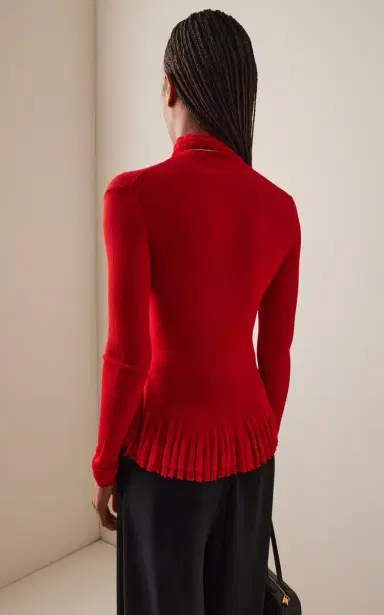 Ashlyn Merritt Knit Peplum Turtleneck Top | Thumbnail 7 Ashlyn Merritt Knit Peplum Turtleneck Top | Thumbnail 7
