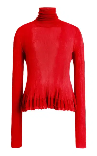 Ashlyn Merritt Knit Peplum Turtleneck Top | Thumbnail 1 Ashlyn Merritt Knit Peplum Turtleneck Top | Thumbnail 1