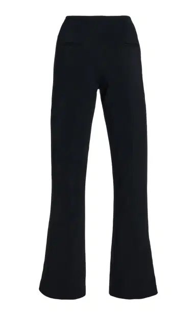 Ashlyn Cade Kick Flare Tailored Pants - Black | Thumbnail 3