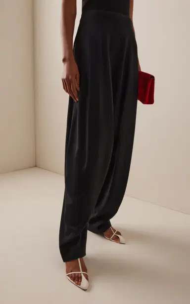 Ashlyn Blaine Wide-Leg Cady Pants | Thumbnail 4 Ashlyn Blaine Wide-Leg Cady Pants | Thumbnail 4