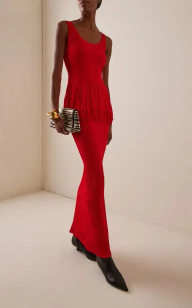 Ashlyn Kishi Layered Knit Maxi Dress | Thumbnail 2 Ashlyn Kishi Layered Knit Maxi Dress | Thumbnail 2