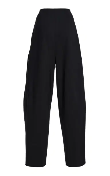 Ashlyn Blaine Wide-Leg Wool Long - Black | Thumbnail 3