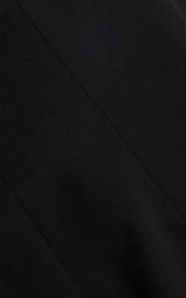 Ashlyn Blaine Wide-Leg Wool Long - Black | Thumbnail 4