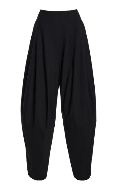 Ashlyn Blaine Wide-Leg Wool Long - Black | Thumbnail 1