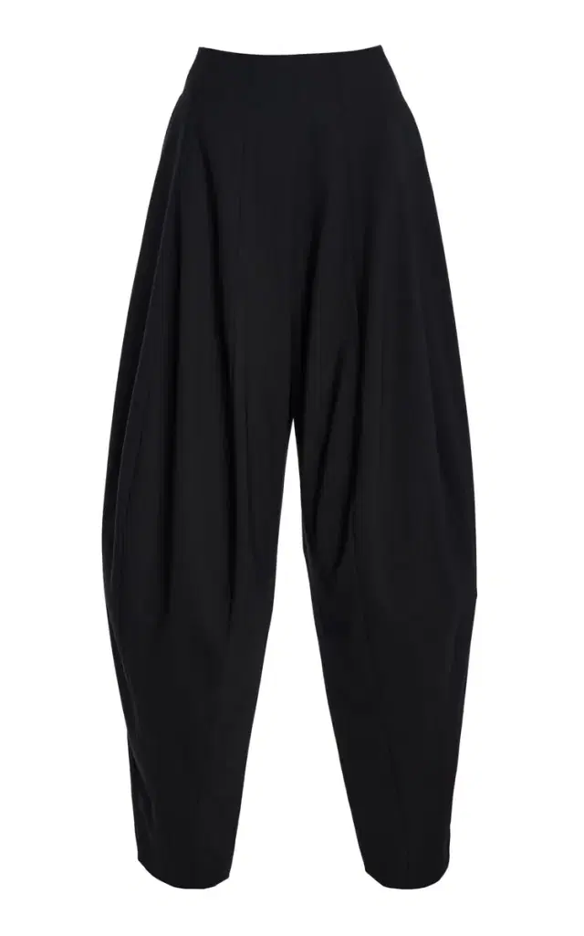 Blaine Wide-Leg Wool Long - Black