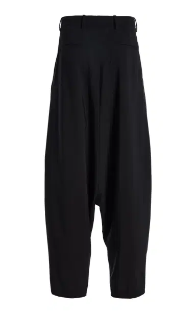 Ashlyn Fuyu Tailored Wool Pants - Black | Thumbnail 3