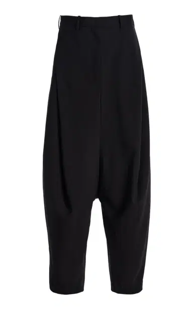 Ashlyn Fuyu Tailored Wool Pants - Black | Thumbnail 1
