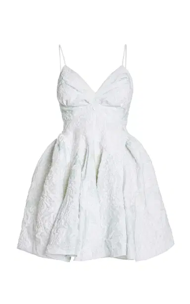 Ashlyn Perry Silk Jacquard Mini Dress | Thumbnail 9 Ashlyn Perry Silk Jacquard Mini Dress | Thumbnail 9