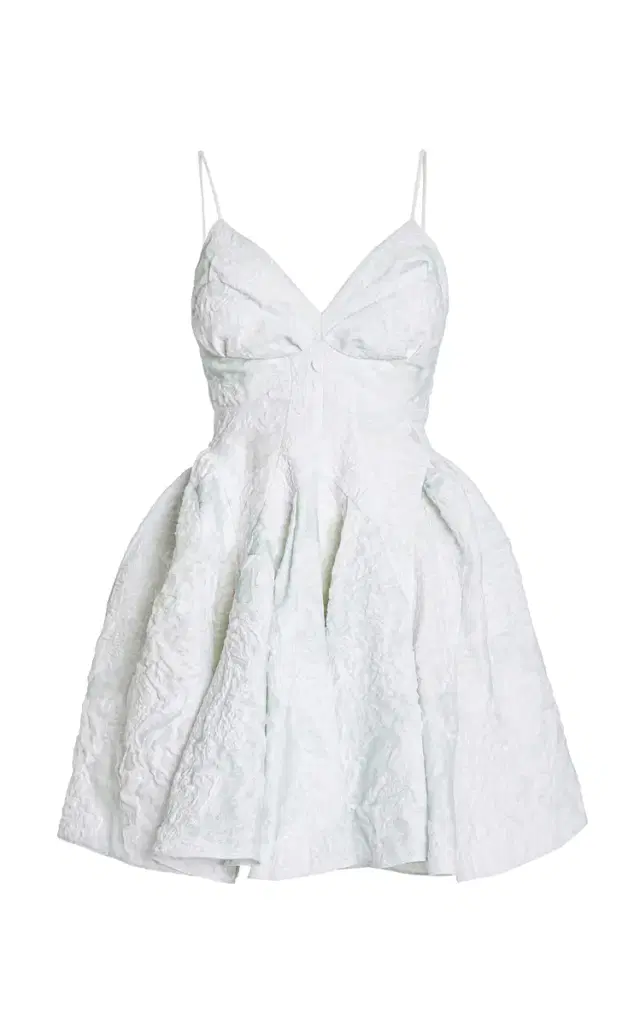 Perry Silk Jacquard Mini Dress