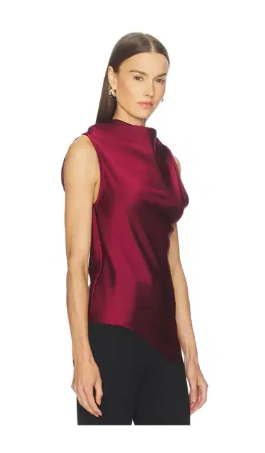Marques ' Almeida Satin Cowl Neck Top | Thumbnail 2