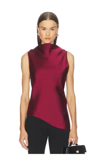 Marques ' Almeida Satin Cowl Neck Top | Thumbnail 1