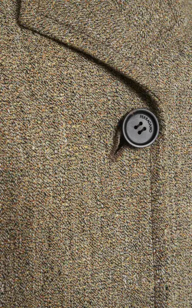 Ferragamo Tailored Linen Single-Breasted Blazer | Thumbnail 5 Ferragamo Tailored Linen Single-Breasted Blazer | Thumbnail 5