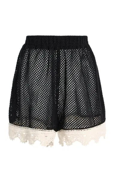 Sea Kendall Crochet Shorts | Thumbnail 1 Sea Kendall Crochet Shorts | Thumbnail 1