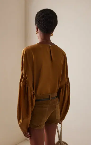 Citizens of Humanity Anika Cotton-Silk Top | Thumbnail 4 Citizens of Humanity Anika Cotton-Silk Top | Thumbnail 4