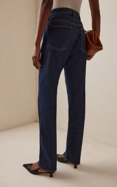 Citizens of Humanity Zurie Stretch High-Rise Straight-Leg Jeans | Thumbnail 4
