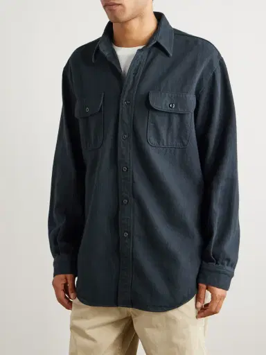 OrSlow Organic Cotton-Flannel Shirt - Men | Thumbnail 3