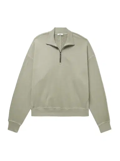 AGOLDE Idris Cotton-Jersey Half-Zip Sweatshirt - Men | Thumbnail 1