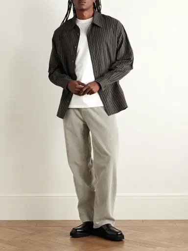 AGOLDE Fusion Straight-Leg Cotton-Corduroy Trousers - Men | Thumbnail 2