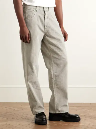AGOLDE Fusion Straight-Leg Cotton-Corduroy Trousers - Men | Thumbnail 3