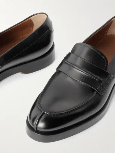 Zegna Udine Leather Penny Loafers - Men | Thumbnail 5 Zegna Udine Leather Penny Loafers - Men | Thumbnail 5