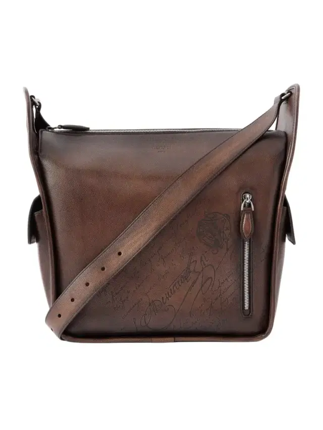 Périple Scritto Full-Grain Venezia Leather Messenger Bag - Men