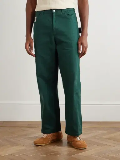 BODE Knolly Brook Straight-Leg Cotton-Twill Trousers - Men | Thumbnail 3
