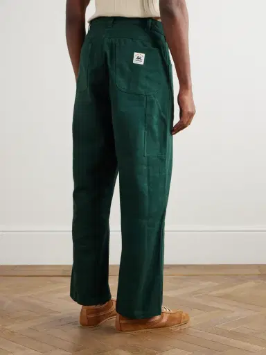 BODE Knolly Brook Straight-Leg Cotton-Twill Trousers - Men | Thumbnail 4